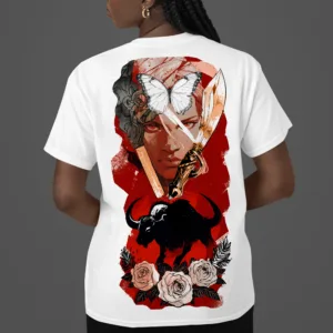 Camiseta Iansã e elementos verso