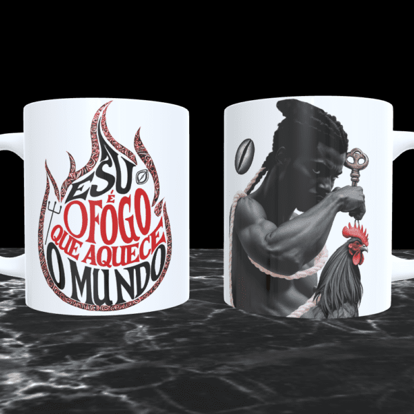 Caneca Esú é o fogo