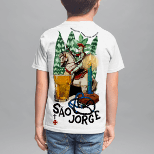 Camiseta Infantil São Jorge oferenda