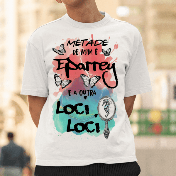 Camiseta Metade Iansã e Logun Edé