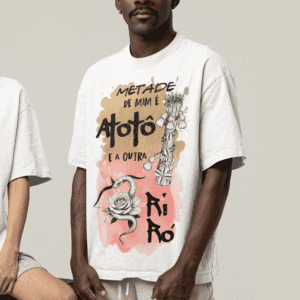 Camiseta Metade Omolu e Ewá