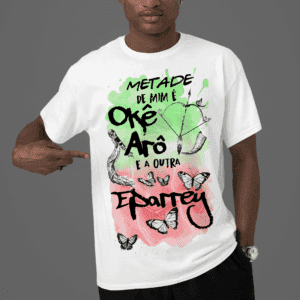 Camiseta Metade Oxóssi e Iansã