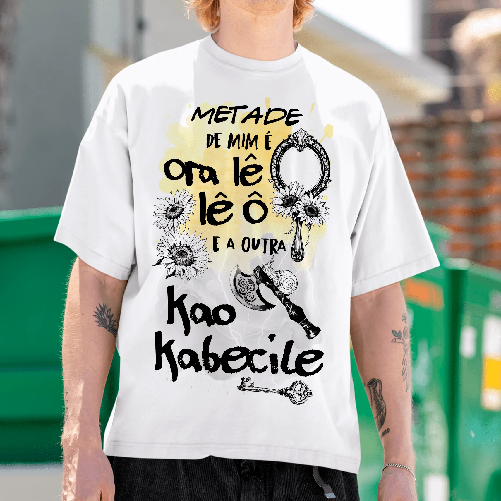Camiseta Metade Oxum e Airá