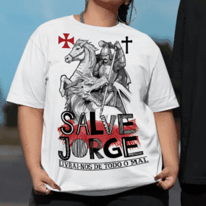 Camiseta São Jorge Livrai-nos do mal