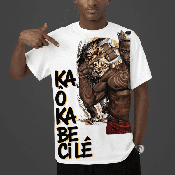 Camiseta Xangô com leão