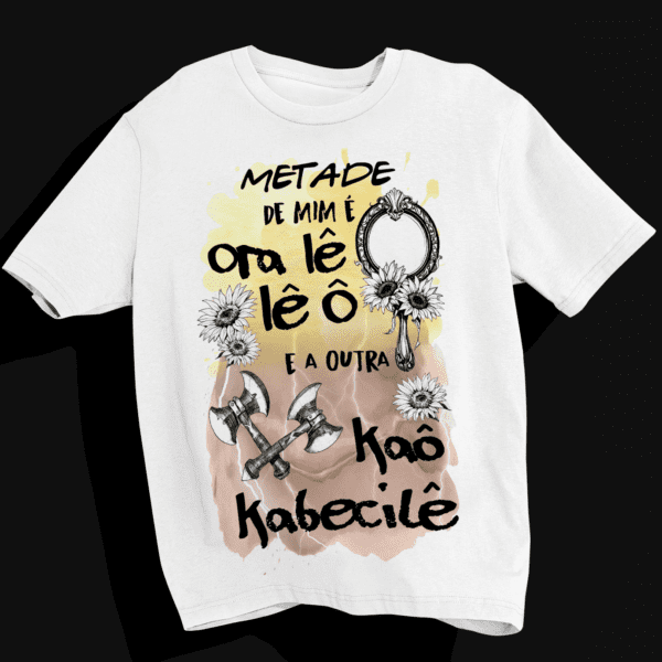 Camiseta Metade Oxum e Xangô