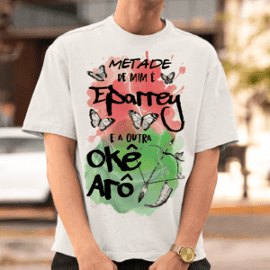 Camiseta Metade Iansã e Oxóssi