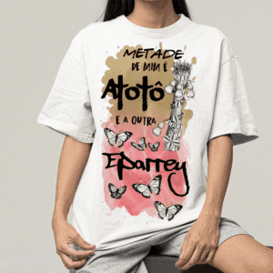 Camiseta Metade Omolu e Iansã