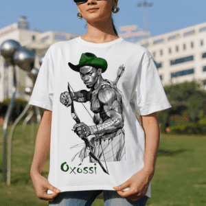 Camiseta Oxóssi em esboço