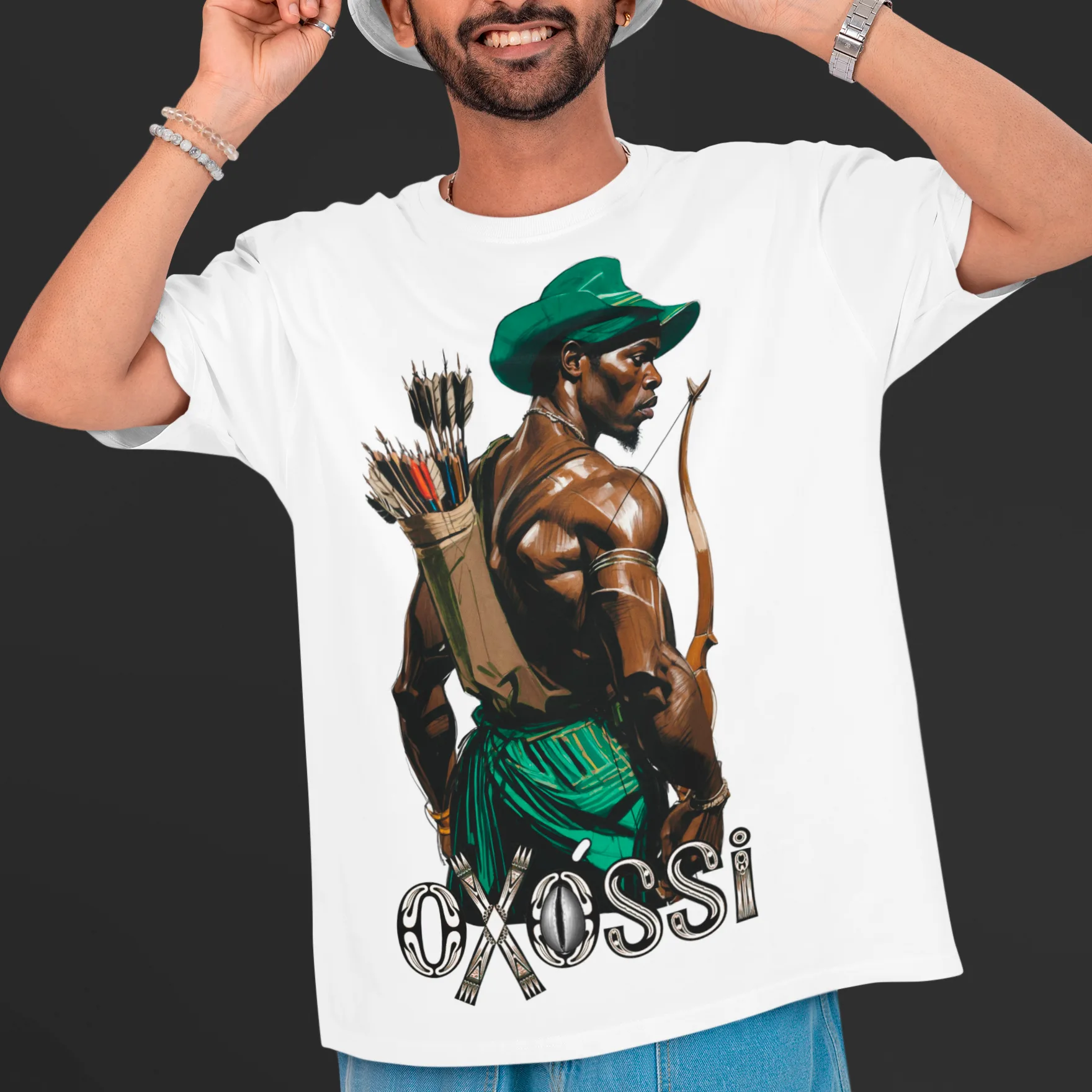 Camiseta de Oxóssi de costas