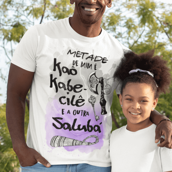 Camiseta Metade Airá e Nanã