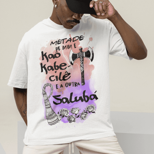 Camiseta Metade Xangô e Nanã