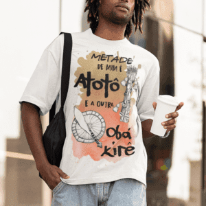 Camiseta Metade Omolu e Obá
