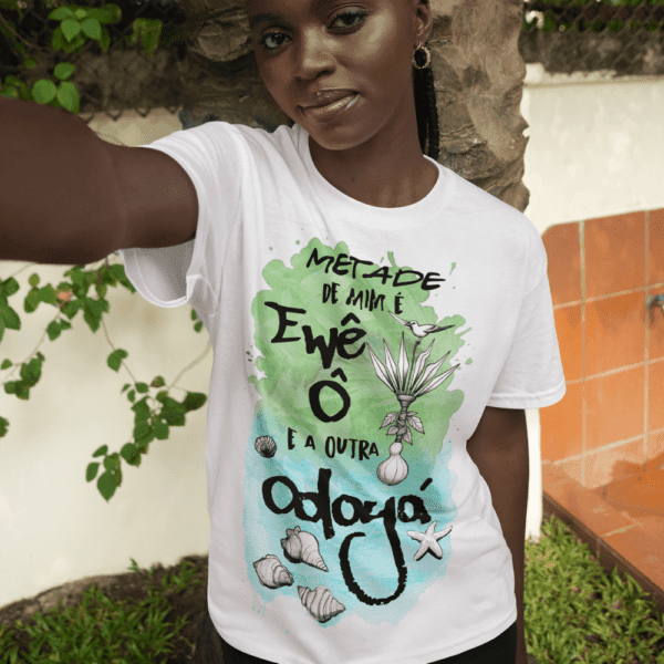Camiseta Metade Ossain e Yemanjá