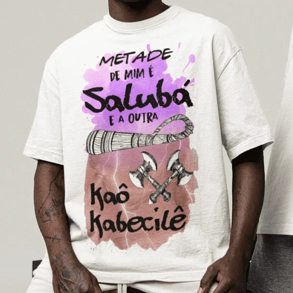 Camiseta Metade Nanã e Xangô