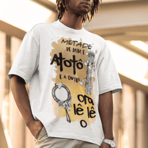 Camiseta Metade Omolu e Oxum