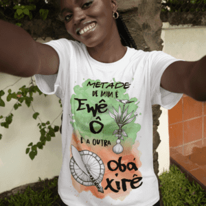 Camiseta Metade Ossain e Obá
