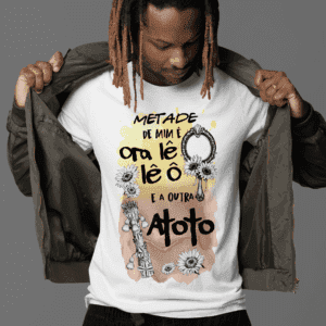 Camiseta Metade Oxum e Omolu