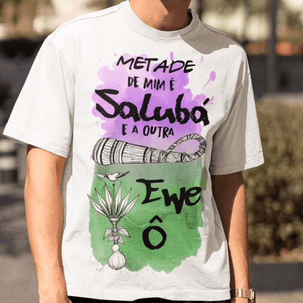 Camiseta Metade Nanã e Ossain