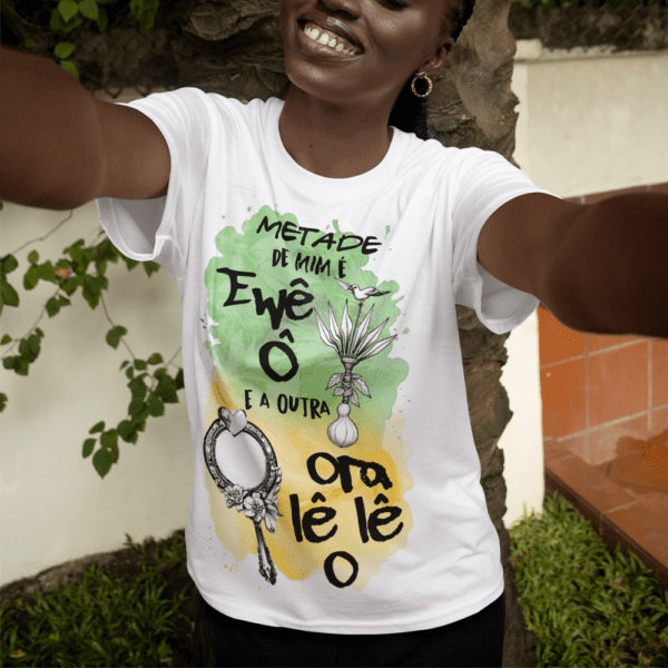 Camiseta Metade Ossain e Oxum