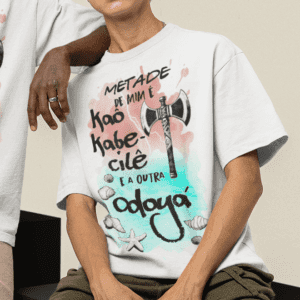 Camsieta Metade Xangô e Yemanjá