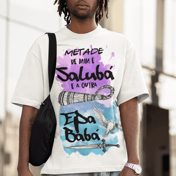 Camiseta Metade Nanã e Oxaguian
