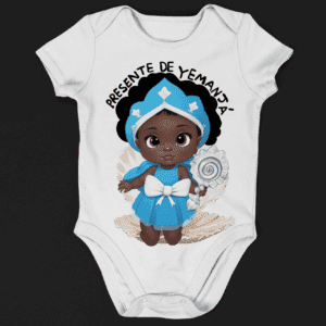 Body Infantil Yemanjá bonequinha