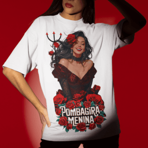 Camiseta Pombagira Menina rosas