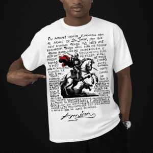 Camiseta São Jorge oração grande