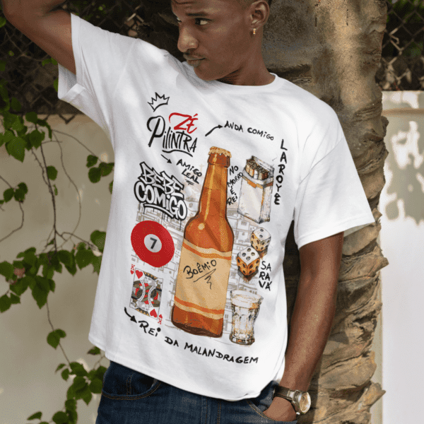 Camiseta Zé Pilintra bebe comigo