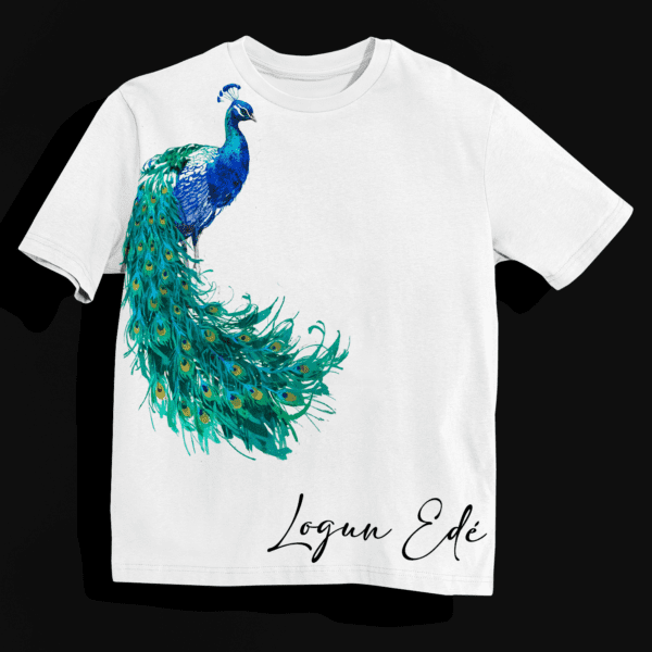 Camiseta de Logun Edé pavão