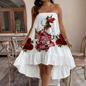 Vestido ombro nu São Jorge
