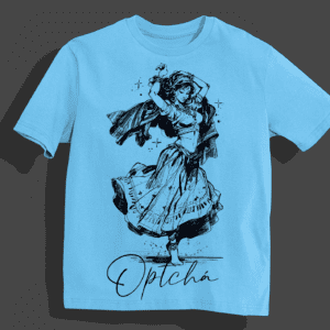 Camiseta Cigana em preto e branco
