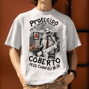 Camiseta Protegido de Zé Pilintra e São Jorge