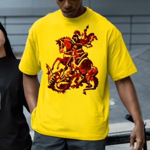 Camiseta São Jorge florido