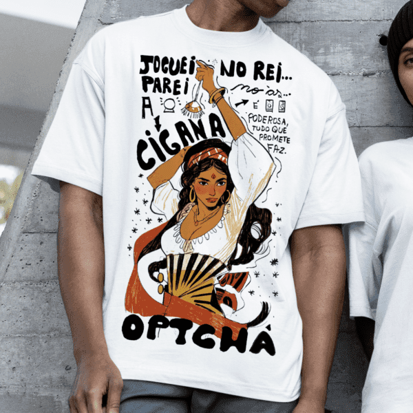 Camiseta ponto de Cigana