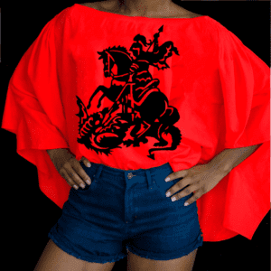 Blusa manga morcego São Jorge clássico