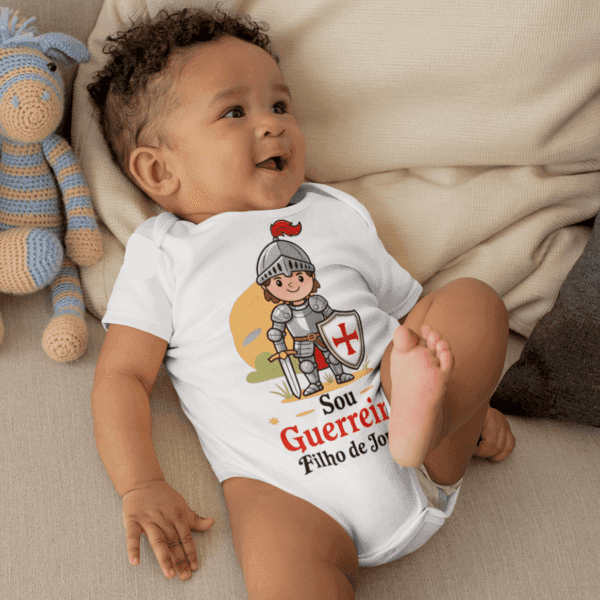 Body Infantil Guerreiro Filho de São Jorge