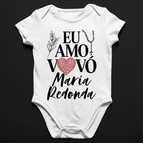 Body Infantil Vovó Maria Redonda
