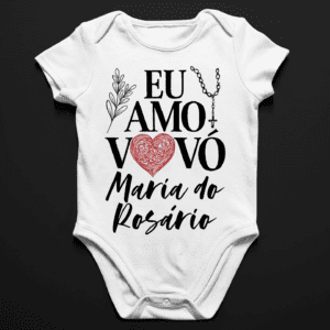 Body Infantil Vovó Maria do Rosário