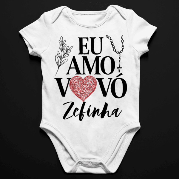 Body Infantil Vovó Zefinha