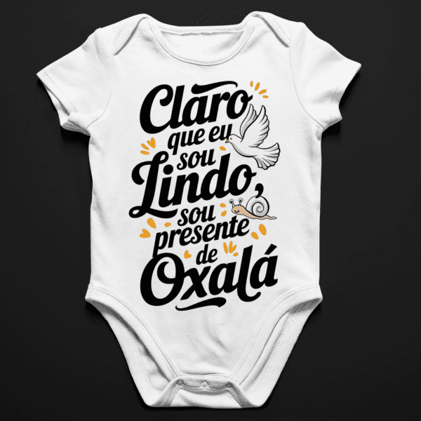 Body Infantil presente de Oxalá