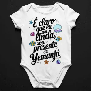 Body Infantil presente de Yemanjá