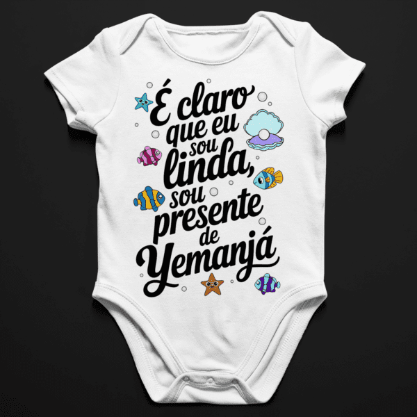 Body Infantil presente de Yemanjá