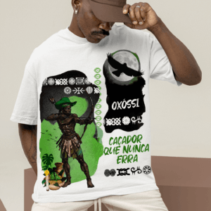 Camiseta Oxóssi estampa total