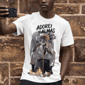 Camiseta Preto Velho adorei as almas
