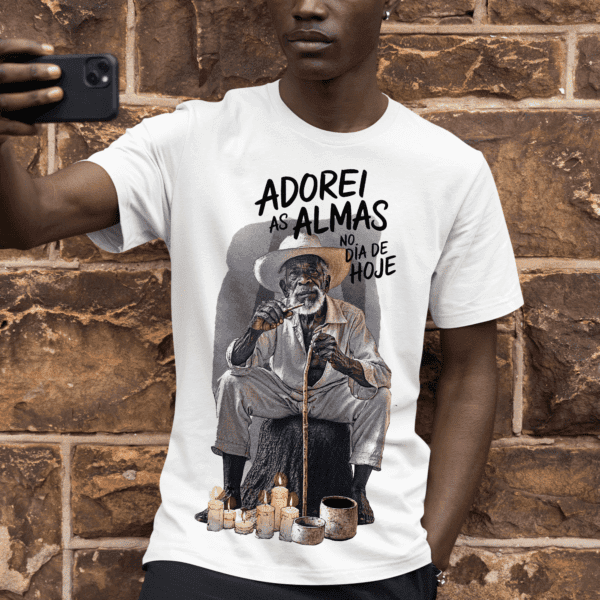 Camiseta Preto Velho adorei as almas
