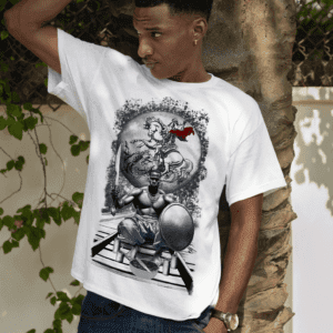 Camiseta São Jorge e Ogum sentado