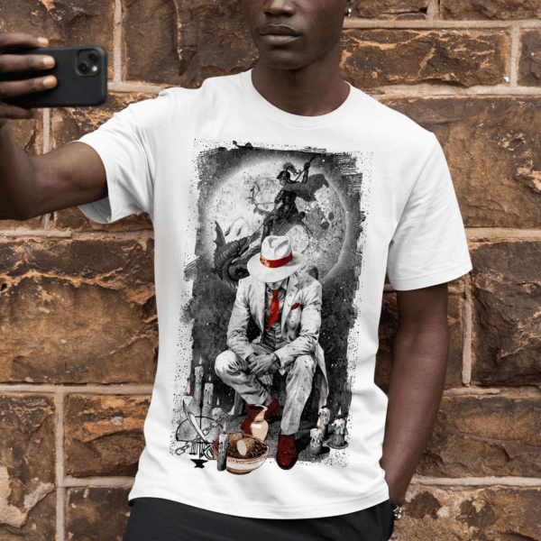 Camiseta Zé Pilintra oferenda pra São Jorge