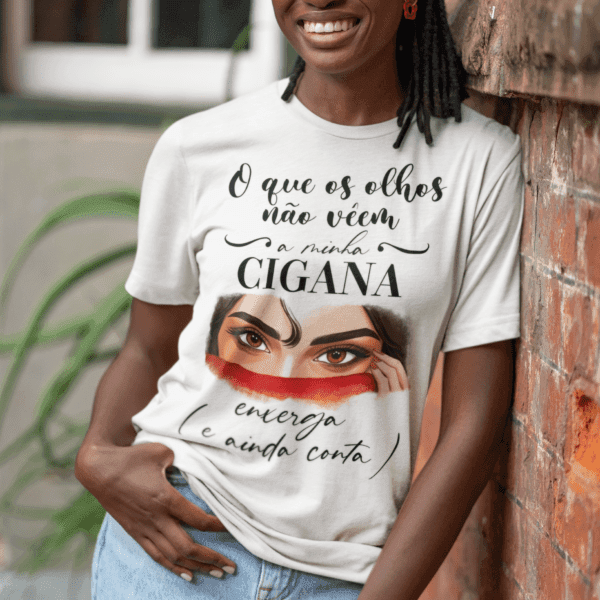 Camiseta olhos da Cigana